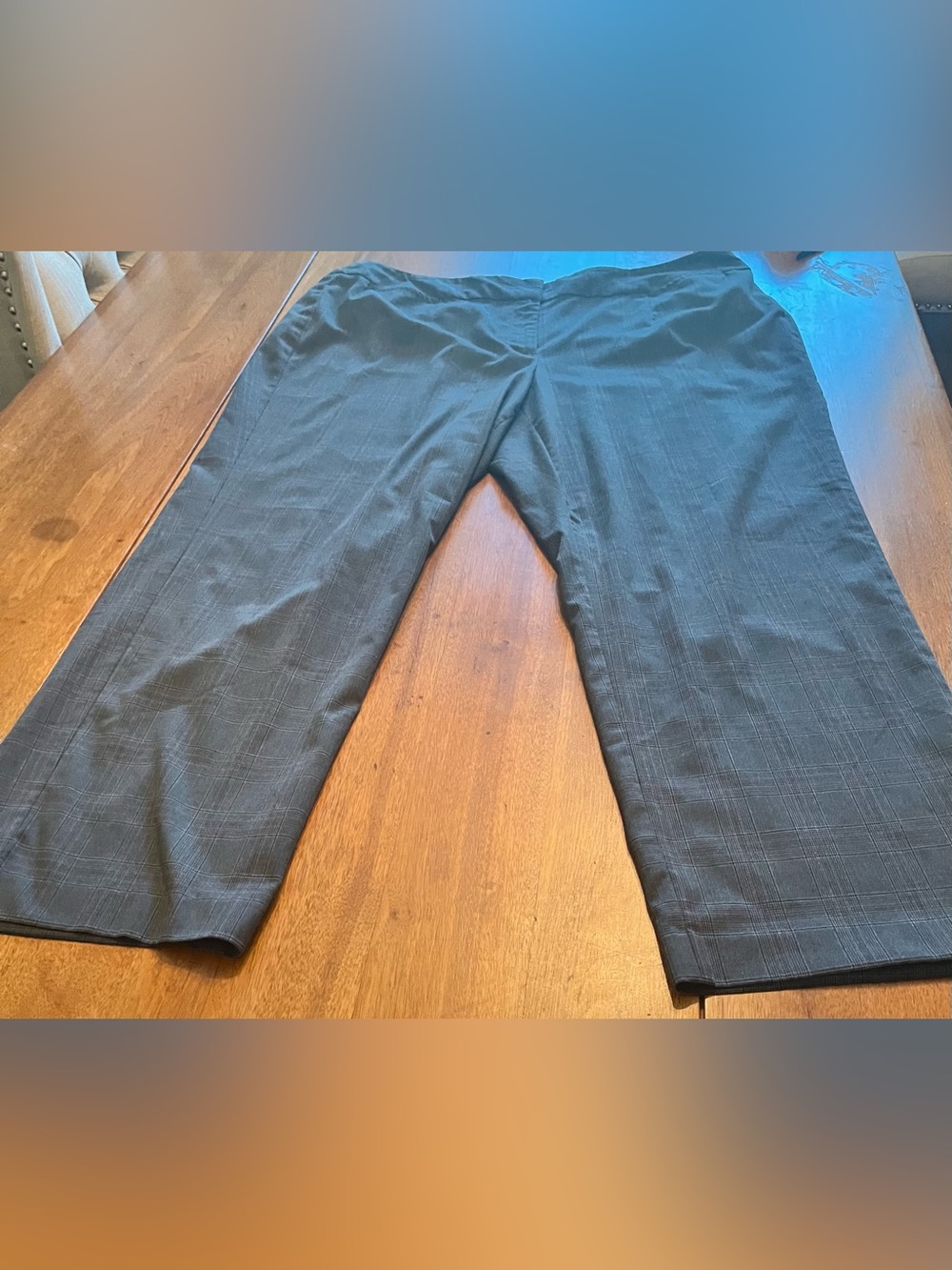 Liz Claiborne Women’s Charcoal Plaid Dress Pants